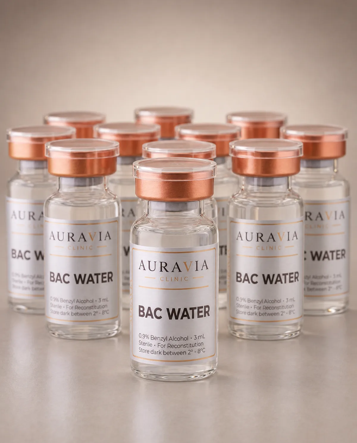 Bacteriostatic Water Kit (10 x 3 ml)